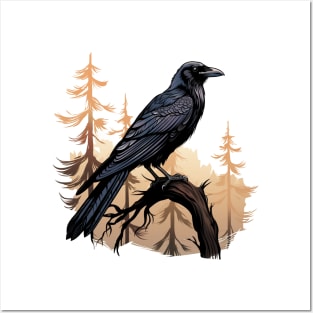 Raven Forest Posters and Art